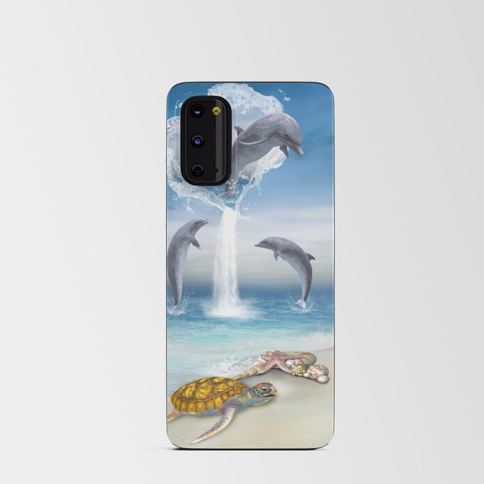 The Heart Of The Dolphins Android Card Case