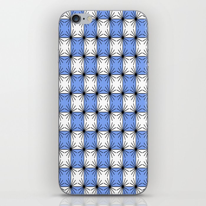 Abstract geometric pattern - blue. iPhone Skin