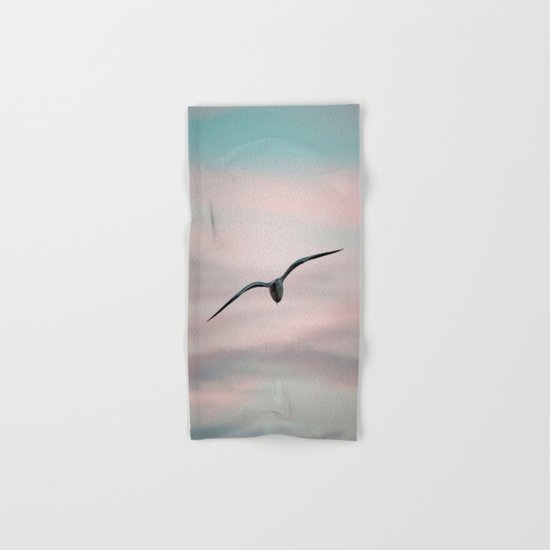 Twilight Seagull Hand & Bath Towel