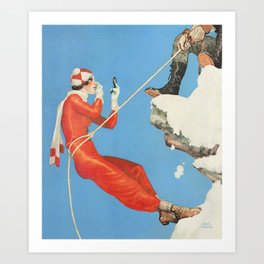 Looking good in the mountains Art Print