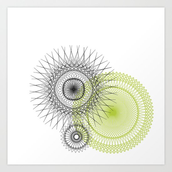 Modern Spiro Art #3 Art Print