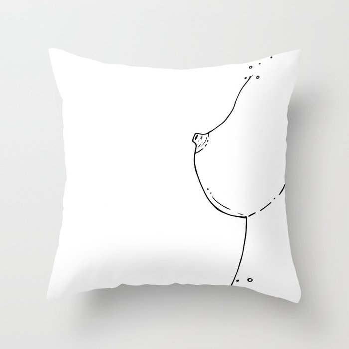 Breast Throw Pillow