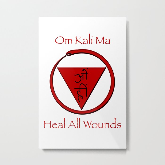 Om Kali Ma Metal Print