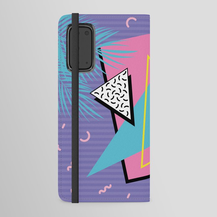 Memphis Pattern 57 - 80s - 90s Retro / 2nd year anniversary design Android Wallet Case