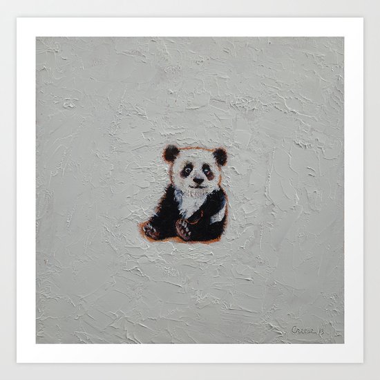Tiny Panda Art Print