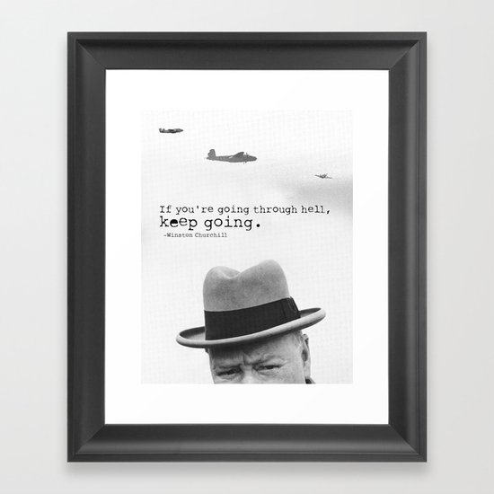 Churchill Framed Art Print
