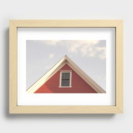 Peak Peek Recessed Framed Print