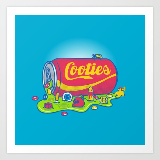 The World has Cooties Art Print