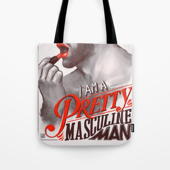 masculine tote bag