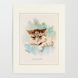 The Cat Next Door by Louis Wain Poster