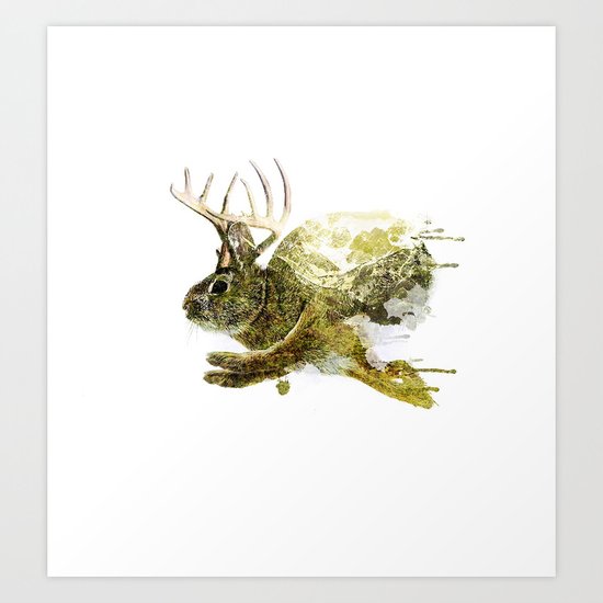 Jackalope Art Print