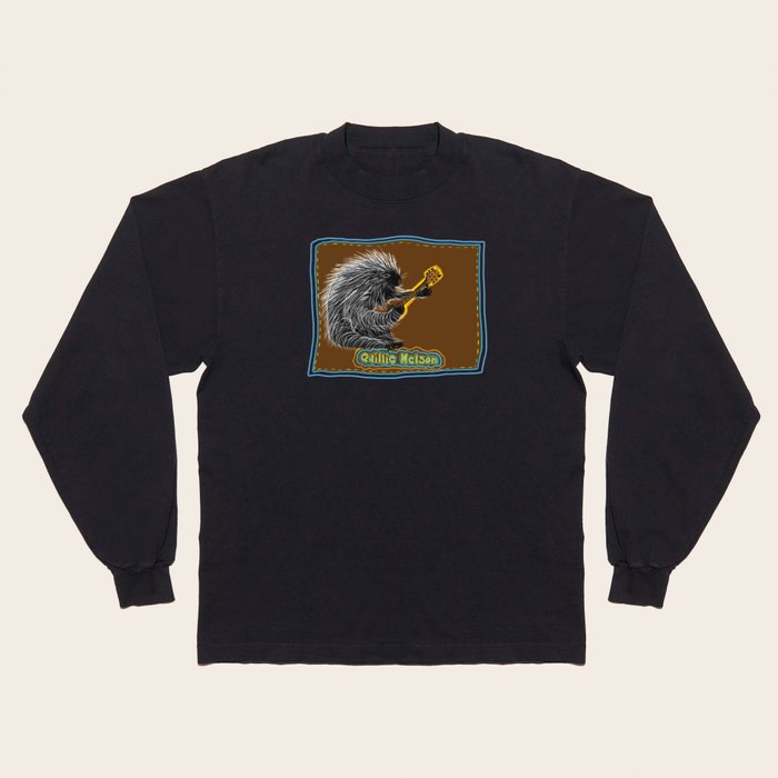 Quillie Nelson Long Sleeve T Shirt by Leif Valin Society6