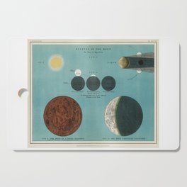 Vintage Sun and Moon Eclipse  Cutting Board