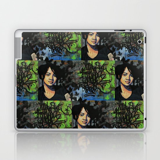 mariposas negras Laptop & iPad Skin