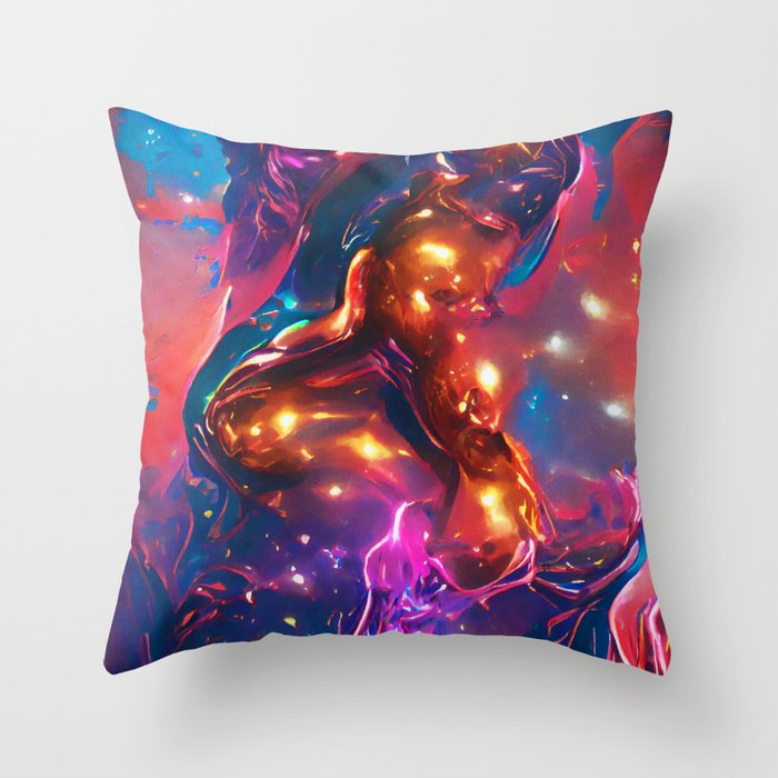 Astral Project Throw Pillow