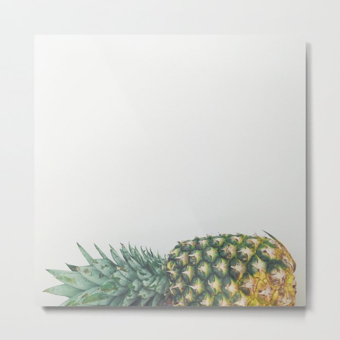 Fallen Pineapple Metal Print