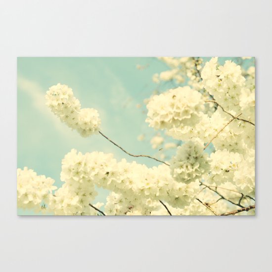 The Blossom and the Bee Canvas Print