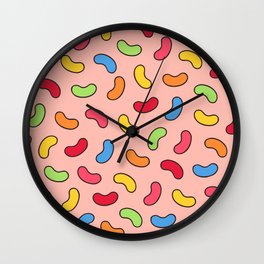 Jelly Beans Pattern Wall Clock