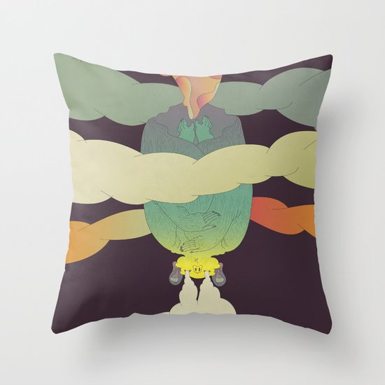 Stoner Bat Throw Pillow