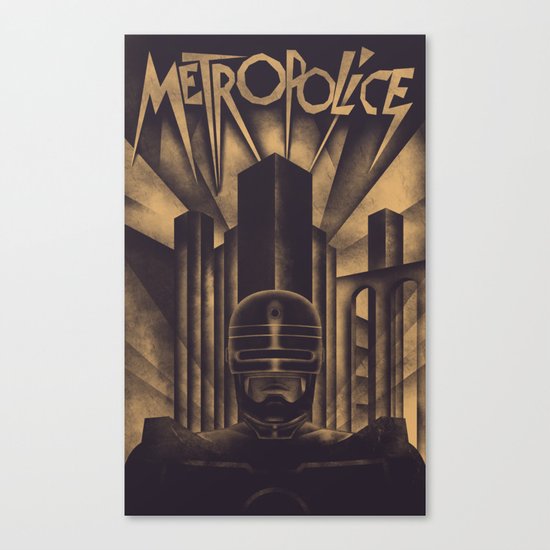 Metropolice Canvas Print