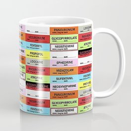 Anesthesia Labels Coffee Mug