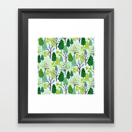 Trees Framed Art Print