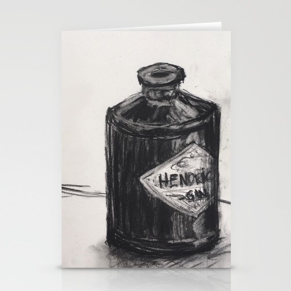 Gin and Charcoal Stationery Cards