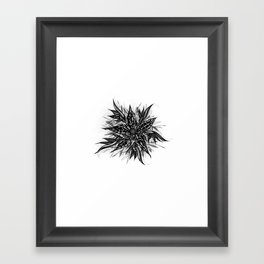 GR1N-FL0W3R (Grin Flower) Framed Art Print