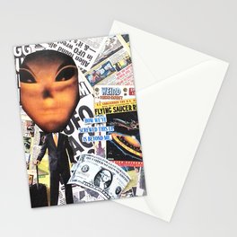 Alien Disappointment  Stationery Card