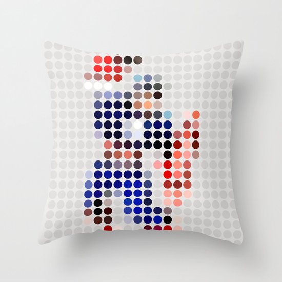 Mr A Throw Pillow