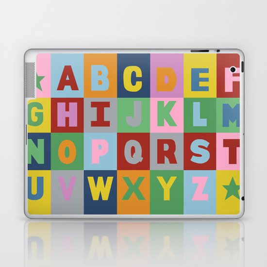 Alphabet Laptop & iPad Skin