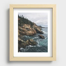 Coastal Acadia Recessed Framed Print