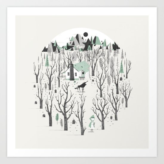 Black Forest Art Print
