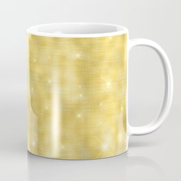 Glam Yellow Diamond Shimmer Glitter Mug