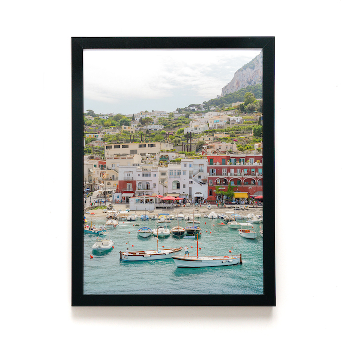 Capri Limited Edition Framed Poster by Henrike Schenk Travel Photography