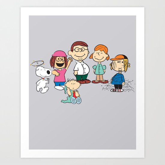 The Griffin Gang Art Print