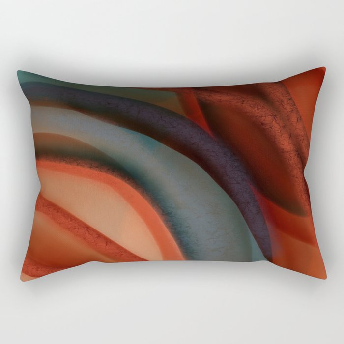 Southwestern Sunset 3 contemporary abstract  Rectangular Pillow