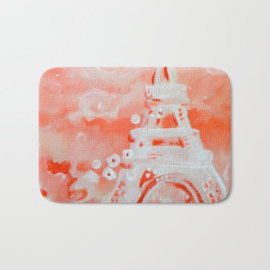 Paris Pink Bath Mat