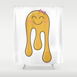 Happy Dab Girl Shower Curtain