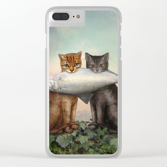 Enjoy Your Dinner Clear iPhone Case