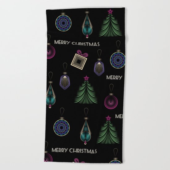 Getting ready for Christmas. Gifts! Beach Towel