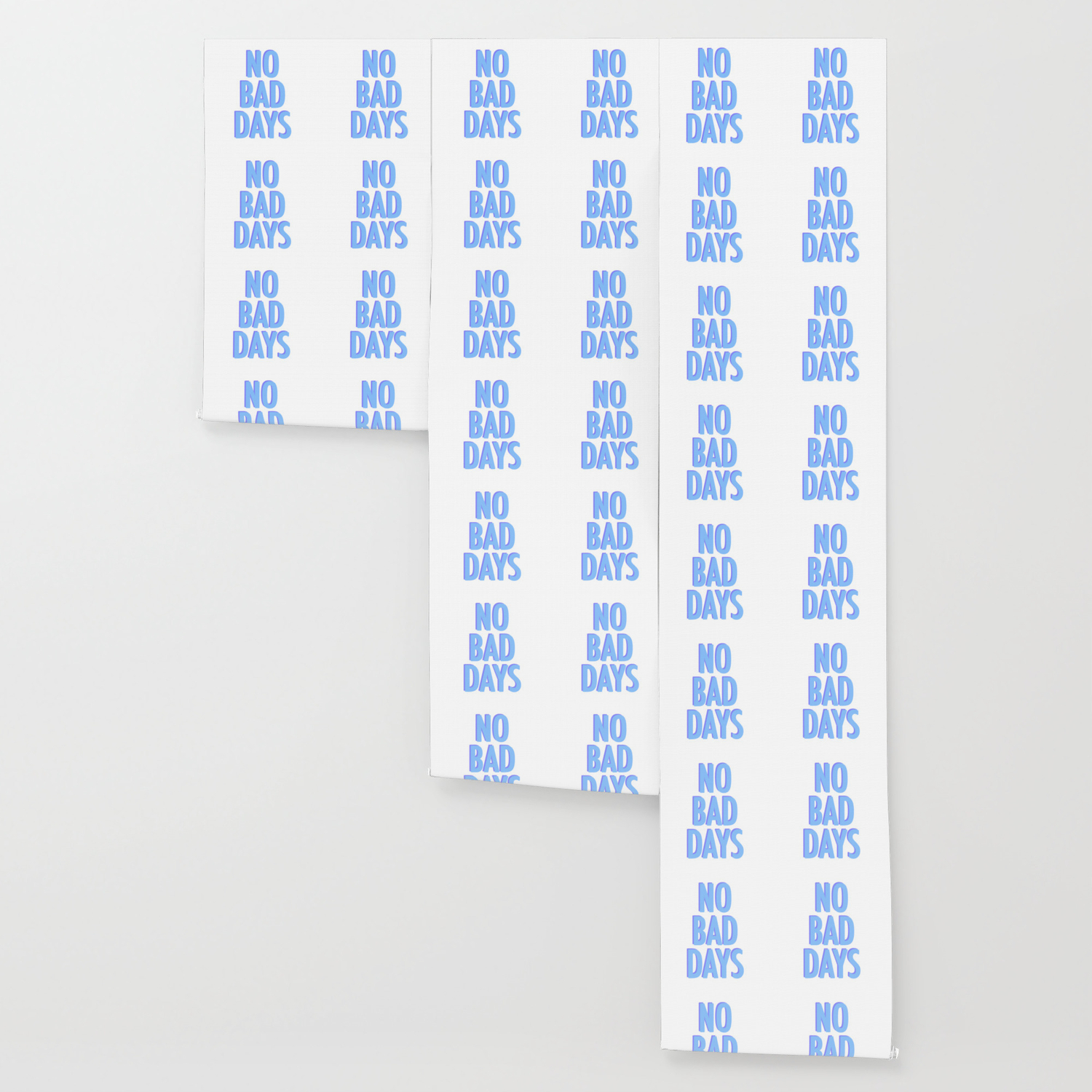 No Bad Days Pastel Blue Wallpaper By Lukassfr Society6