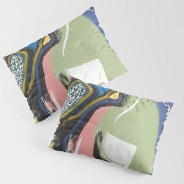 Colorful abstract anatomy Pillow Sham