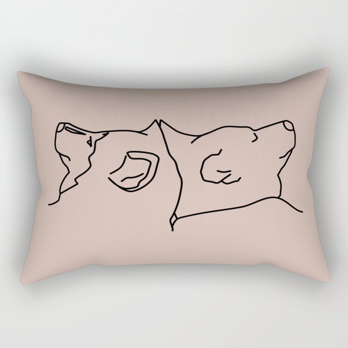 Koga & Athena Rectangular Pillow