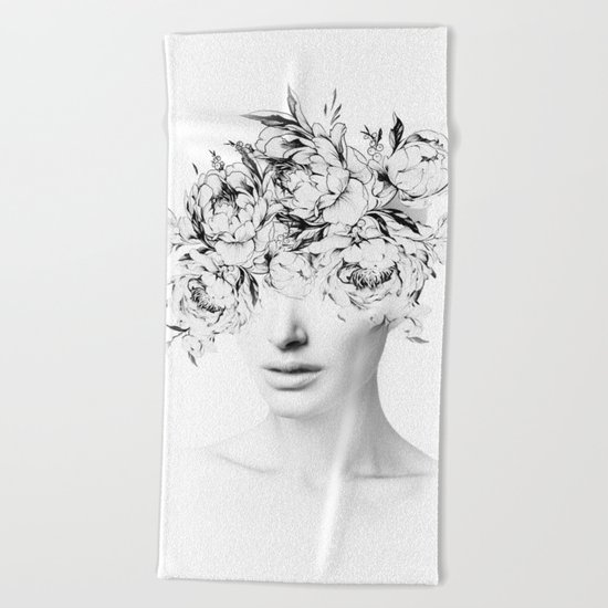 Woman A1 Beach Towel