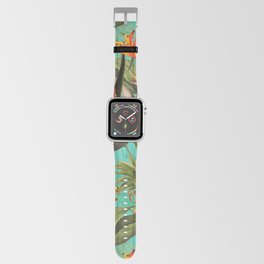 Vintage & Shabby Chic - Pineapple Tropical Garden Apple Watch Band