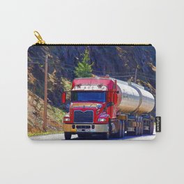 Truckers Big Rig Fuel Tanker Truck Carry-All Pouch