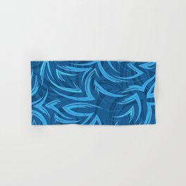 Blue Curves Hand & Bath Towel