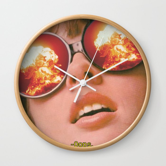 Oops Wall Clock