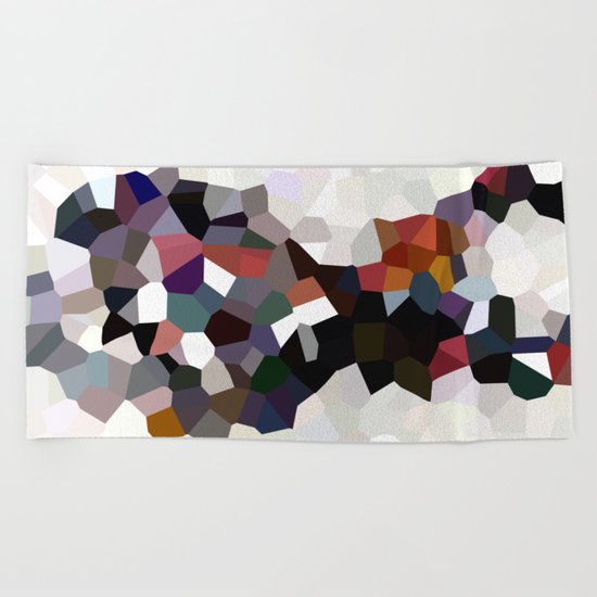 Geometric Anatomy Beach Towel